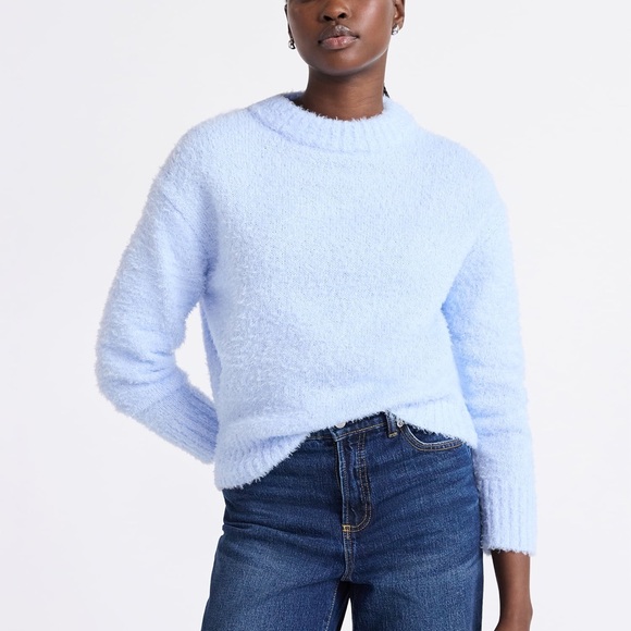 Free Assembly Sweaters - NWT Free Assembly Light Blue Women's Mock Neck Sweater